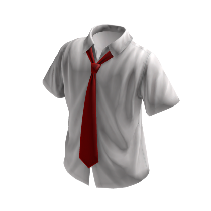 button up shirt with tie
