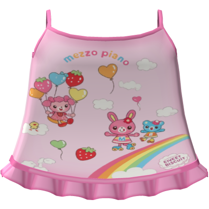 ♡꒰rainbow mezzo piano tankie dress, kawaii. . .꒱♡