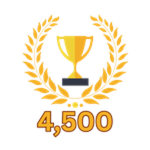 4,500 Wins!
