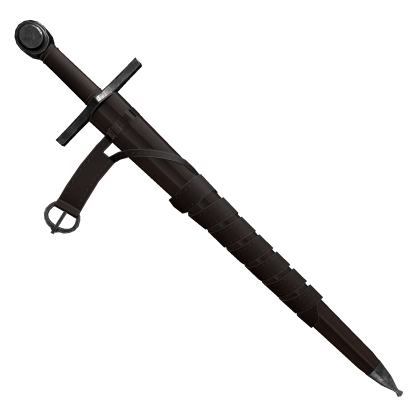 Realistic Sheathed Medieval Sword (Left Waist)