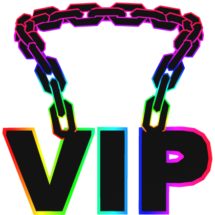 VIP Cartoony Rainbow Chain