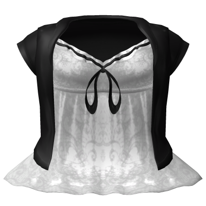 ┊♡꒱ gothic lace dress  w/ cardigan 3.0 ꒰white꒱
