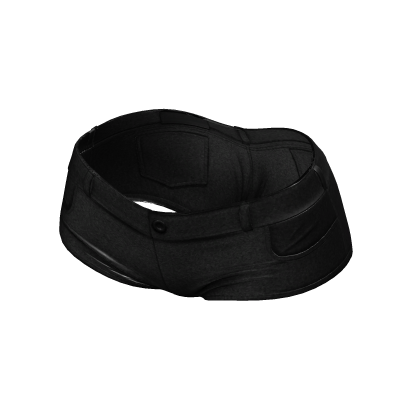 Hip Hugger Shorts (Black)