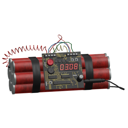 C4 Dynamite Bomb - Front