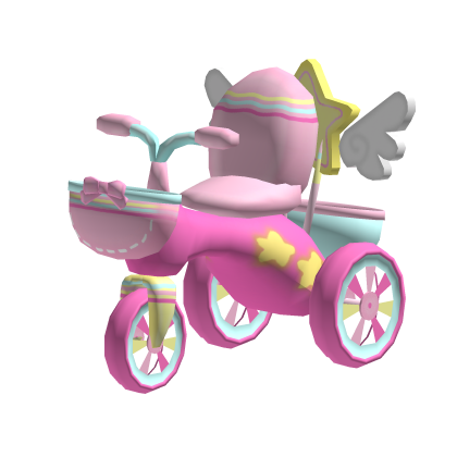 Ridable Cute Angel Star Tricycle Bike