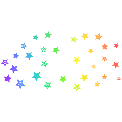 rainbow star aura