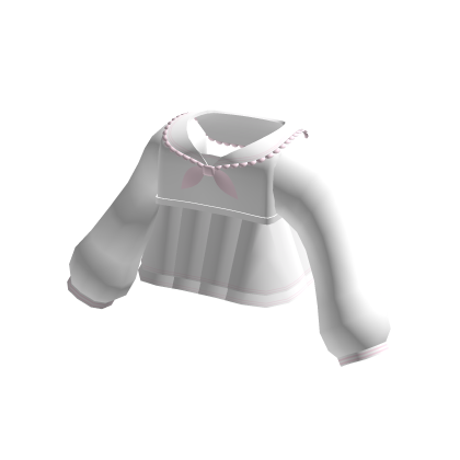 kawaii school uniform sailor dress in white pink