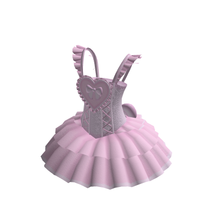 ♡ : cute ruffled lolita dress in pink