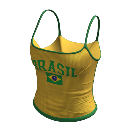 Brazil Flag Tank Top