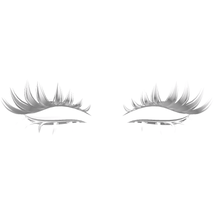 ♡ celestial lashes (white)