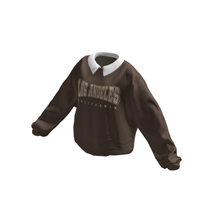 Tucked Los Angeles Polo Neck Sweater - Brown