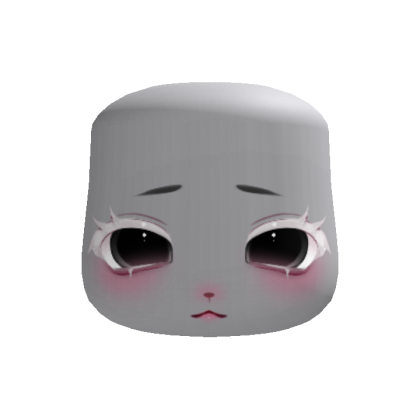 🦭 cutest little seal face white lashes