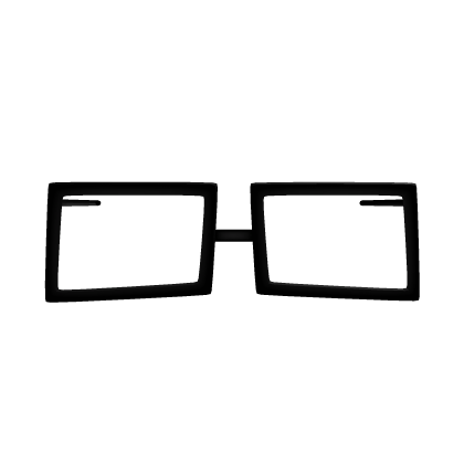 (Middle) Black Scene Nerd Glasses