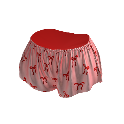 Pink Bow Pajama Shorts