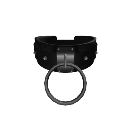 Wide Ring Choker - Black [3.0]