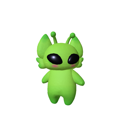 Mini Alien Cat Plushie
