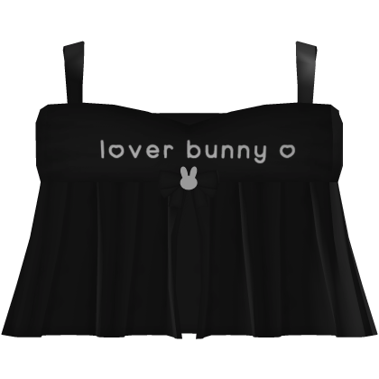 .♡︵ im a lover bunny in black