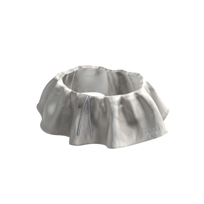 Miu Lowrise Tennis Ruffle Mini Skirt (White)
