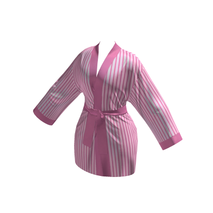 Silk Robe in Pink