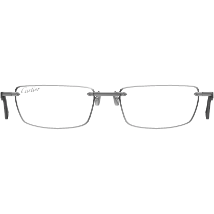 Clear Luxury Silver Glasses