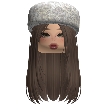 Cute Fuzzy Ushanka Hair w/ Makeup