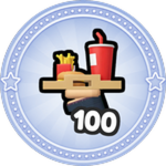 You've served 100 Customers!