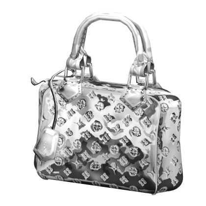 Silver Luxury 2000s Monogram Bag