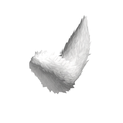 Animated Wolf Tail White