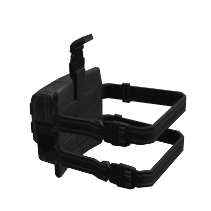 Right Black Mixpat Mag Leg Pouches [1.0]