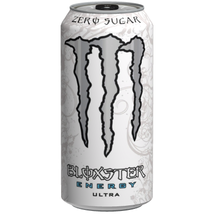 [R6] Holdable White Monster Can
