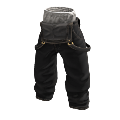 ardor* - baggy overalls (black)