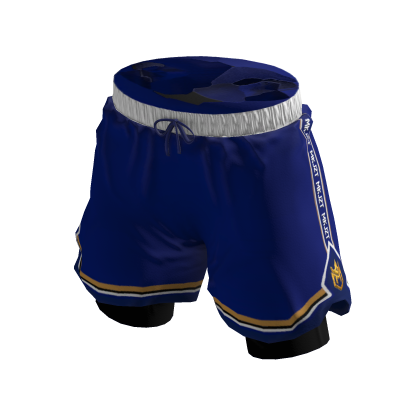 BLUE RUNNING SHORT PANTS - MKJZT