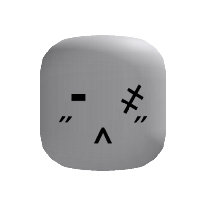 (˶ -‸ ҂˶) kaomoji face