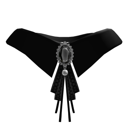 Black Gothic Pendant Collar 1.0 [Black]