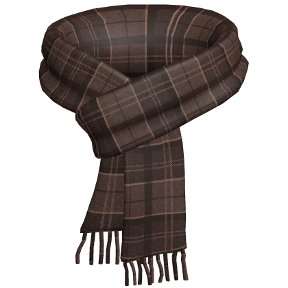 3.0 Plaid Scarf Brown Snow Cozy Striped Knit Warm