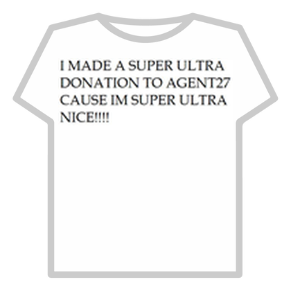super ultra donation