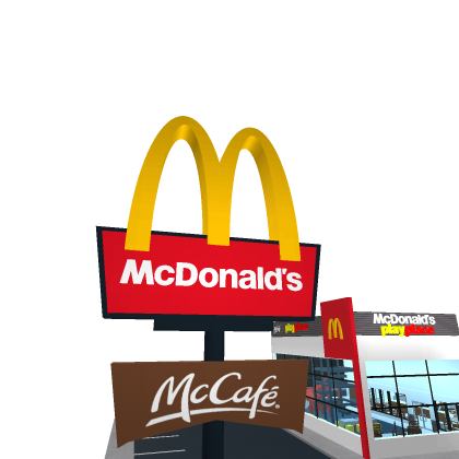 mcdonalds with parking lot
