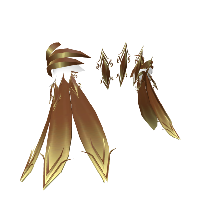 Golden Hell Bringer Side Cape