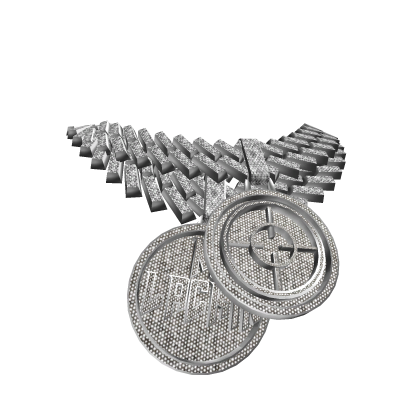 4.0 boy no lackin stacked chain silver iced out