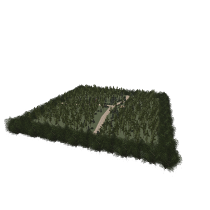 Forest with Houses