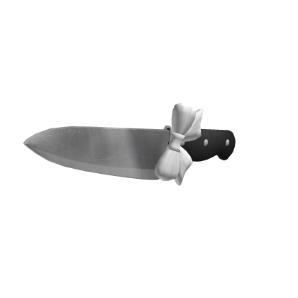 ♡ Holdable knife with white bow ♡