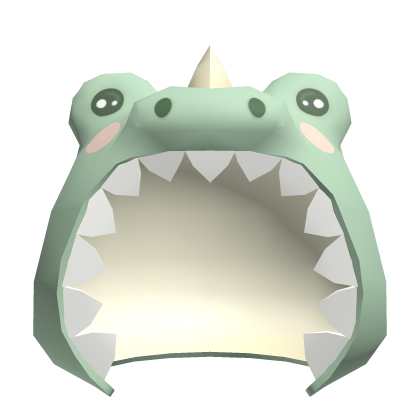 ♡ Cute Kawaii Pastel Green Dino Hood 🦕