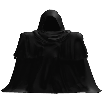 R6 Black Hooded Robe