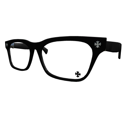 Flexico Black Cross Glasses