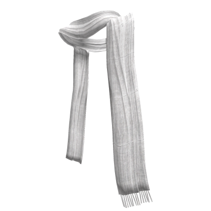 Long Winter Cozy White Scarf
