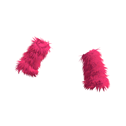 Neon Pink Scene Fluffy Arm Warmers