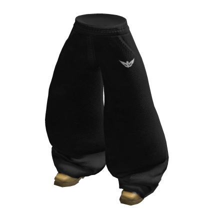 Baggiest Sweatpants w/ Boots in Black