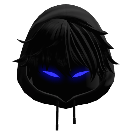 Blue Anime Hood w/ Glowing Eyes