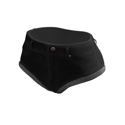 Tiny Jean Shorts (Black)