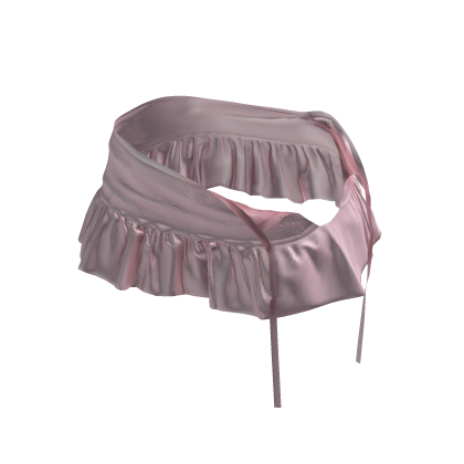 Silk Ribbon Miniskirt (Pink)